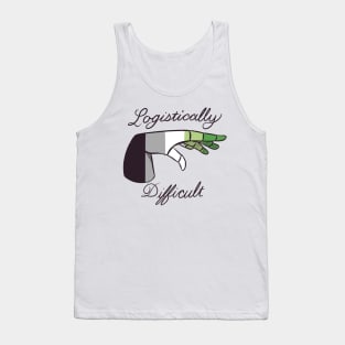 Logistically Difficult - Aromantic Tank Top